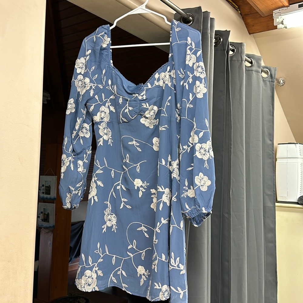 Alterd State Short blue and white dress